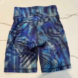 Lululemon Invigorate High-Rise Short 8" Shapeshifter Flux Blue Multi